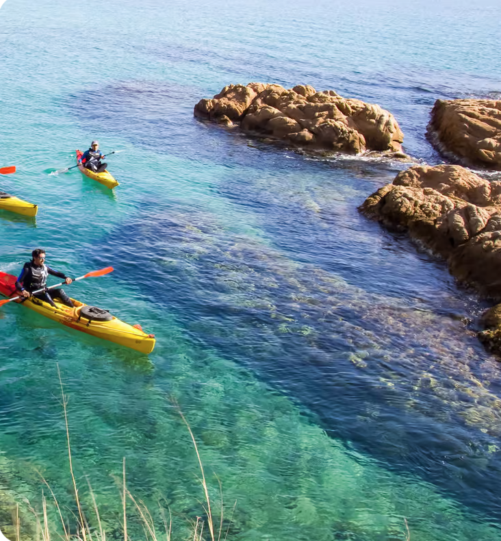 Kayak en las Islas Medes